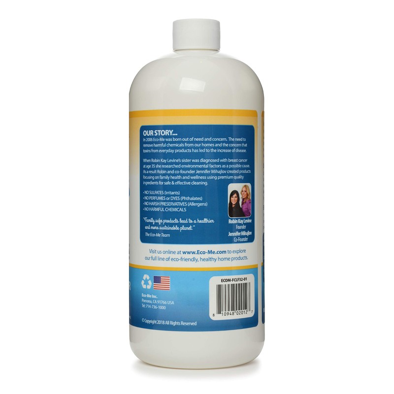EcoMe Concentrated Muli-Surface and Floor Cleaner, Lemon Fresh, 32 oz