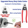 CKE 500FT 1/8" Black Stainless Steel Cable, T316 Stainless Steel