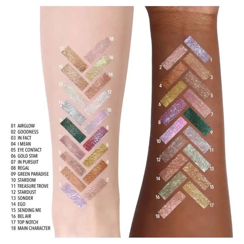 Sombra Líquida Moira Cosmetics Con Glitter Diamond Daze Tono 11