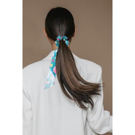 Christmas Scrunchie Scarf Hair Band Elastic Ponytail Tie Soft Colourful Funny Cute Xmas Girl Women Dress Up (Type 3)
