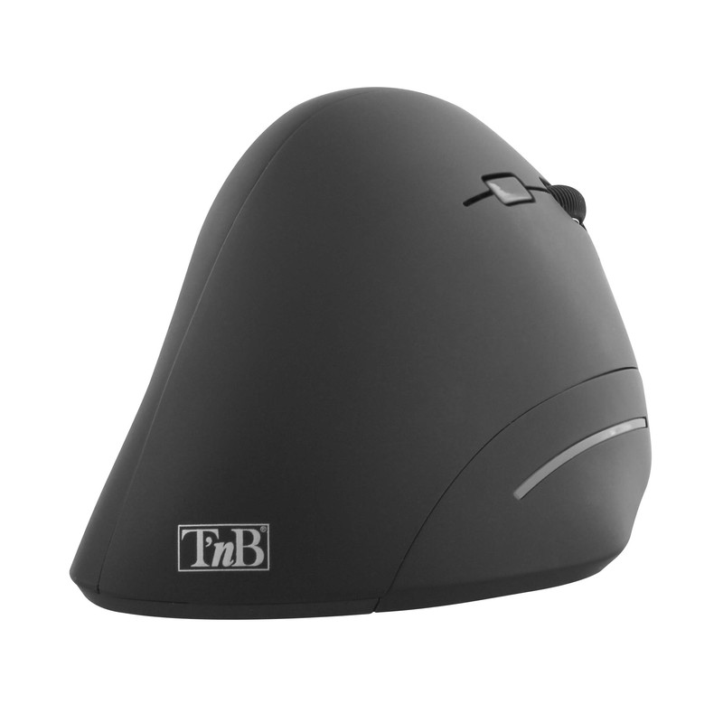 T'nB MUERGOV Ergonomic Mouse with Cable Vertical Black