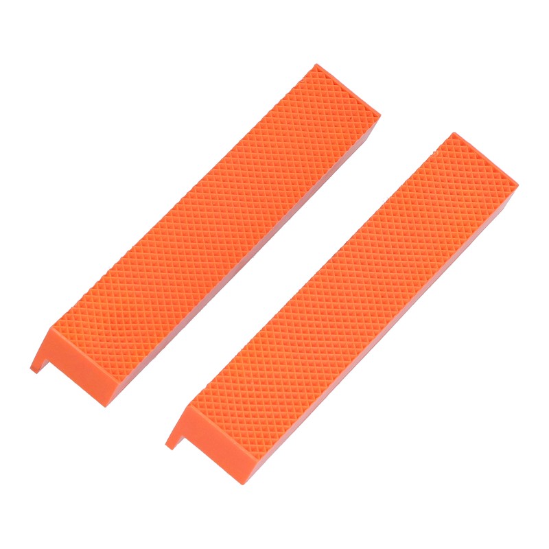 2Pcs Jaws Protection Cover ABS Multiple V Shape Grooves Magnetic