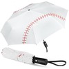 Lejorain Baseball Umbrella Large Compact - Foldable Automatic Portable Umbrella