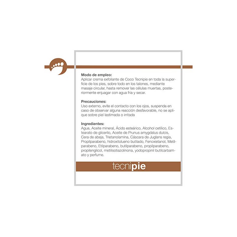 Tecnipie Exfoliante de Nuez Remueve Células Muertas 150g