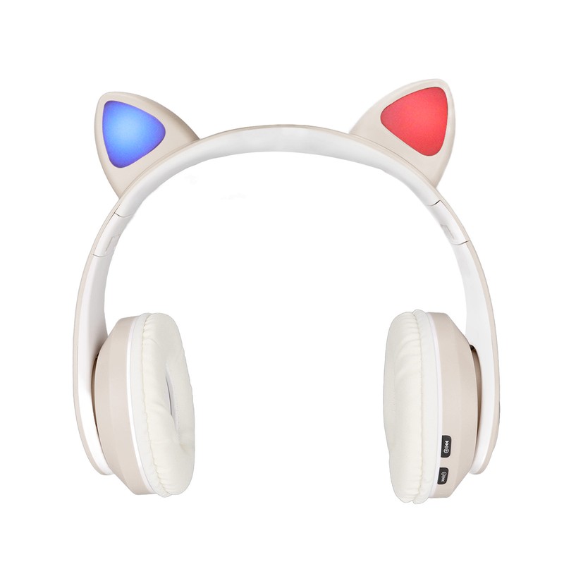 LXB39A Cat Ear Bluetooth Headset Cute Adjustable Bass Portable Wireless