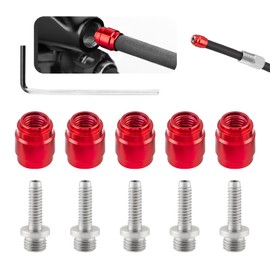 SMCEHEYA 5 Pcs Disc Brake Olive Insert - Mountain Bike Brake Olives - Olive Quick Connect Insert Oil Assembly Kit - Brake Olive Tool - For SRAM AVID Bicycles and Spare Parts -