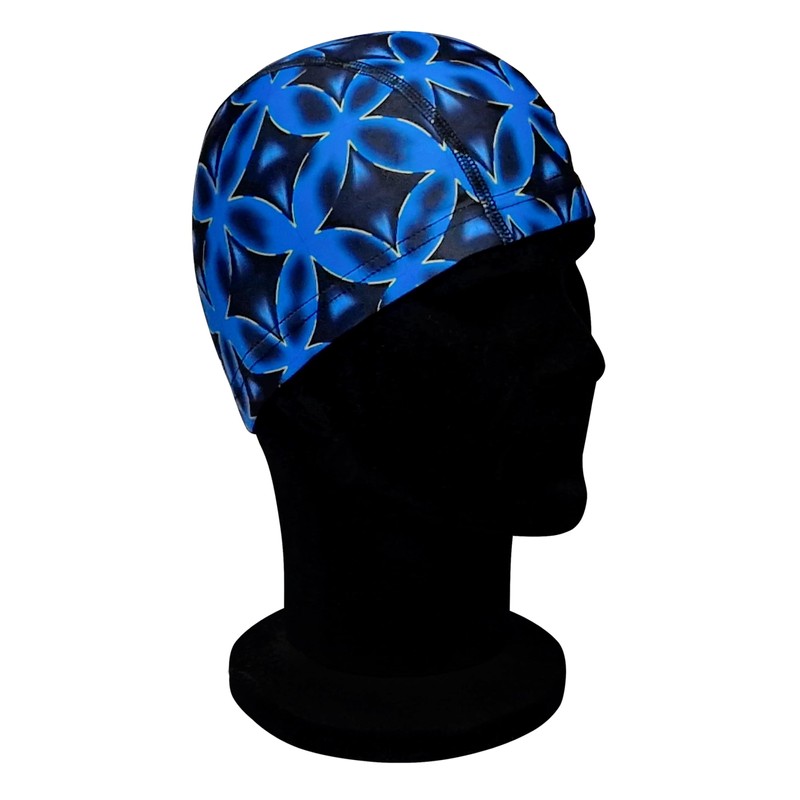 Blue Reef Elasticated Unisex Nylon Lycra Stretchy Swim Hat Bathing