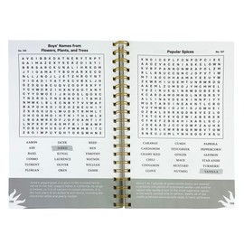 Smithsonian Word Search Gardens & Plants - Beautiful Botanicals Spiral-Bound Puzzle Multi-Level Word Search Book for Adults Including More Than 200 Puzzles (Brain Busters)