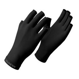 Odejaa Women's Summer Gloves, UV Protection, Beautiful Nail Display, Soft Ice Silk Material, Cooling Sensation, UPF 50+ Certified Product, For Spring, Summer, Autumn, Nails, Cut, Cooling, Sun