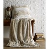 Lex's Linens Pack of 2 Opulence Premium Faux Fur Cushion