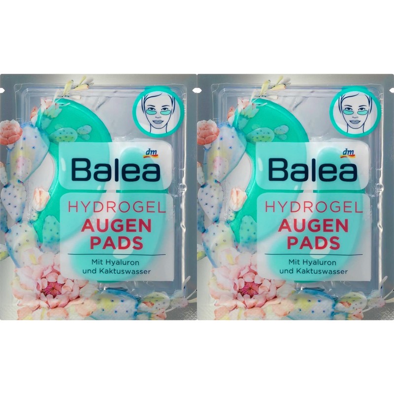 Balea Beauty Effect Eye Gel Pads, Pack of 6