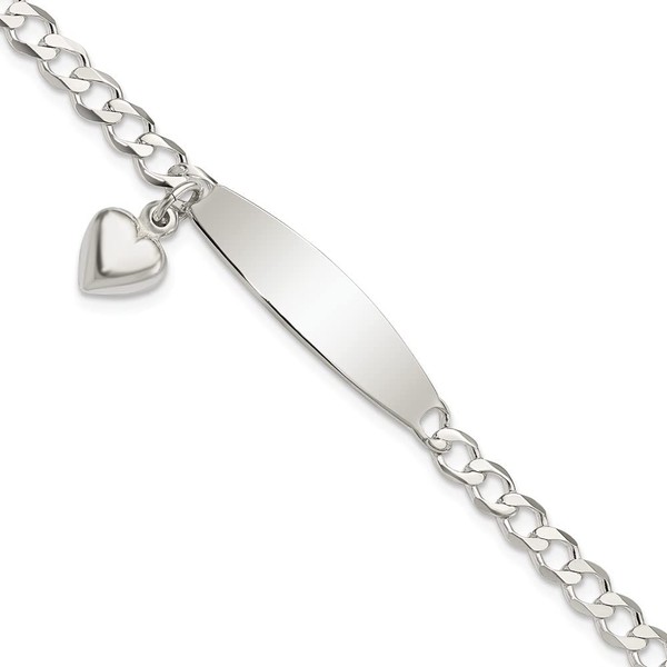 Jewels By Lux Engravable Personalized Custom 925 Sterling Silver Polished