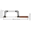 TOOLCOOL Coping Saw for Woodworking Aluminum Alloy Frame Hardwood Round