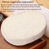Junelizente Perfiles Exfoliante Natural De Esponja Vegetal Para La Ducha