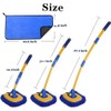 BMLEI Car Wash Brush with Long Handle, Microfiber Towels Car