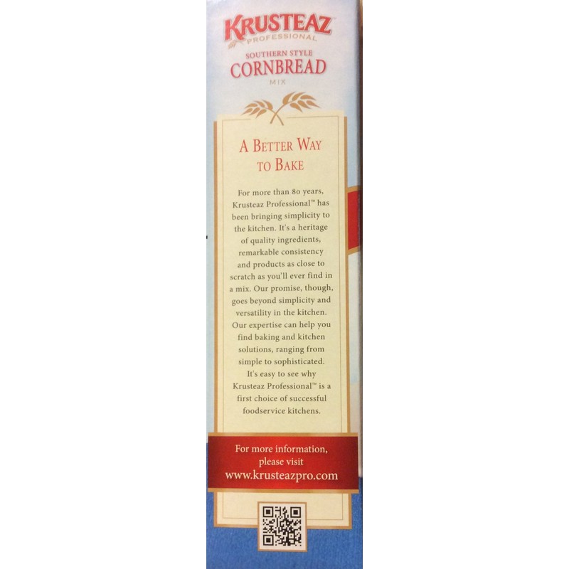 Krusteaz Old Fashioned SOUTHERN STYLE CORNBREAD Mix 5lbs. Restaurant Quality
