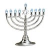 Rite Lite 11.75" Traditional Style Silver Tone LED Electric Chanukah