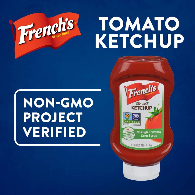 French's Tomato Ketchup 20 Ounce Pack Of 12 Rich Flavor
