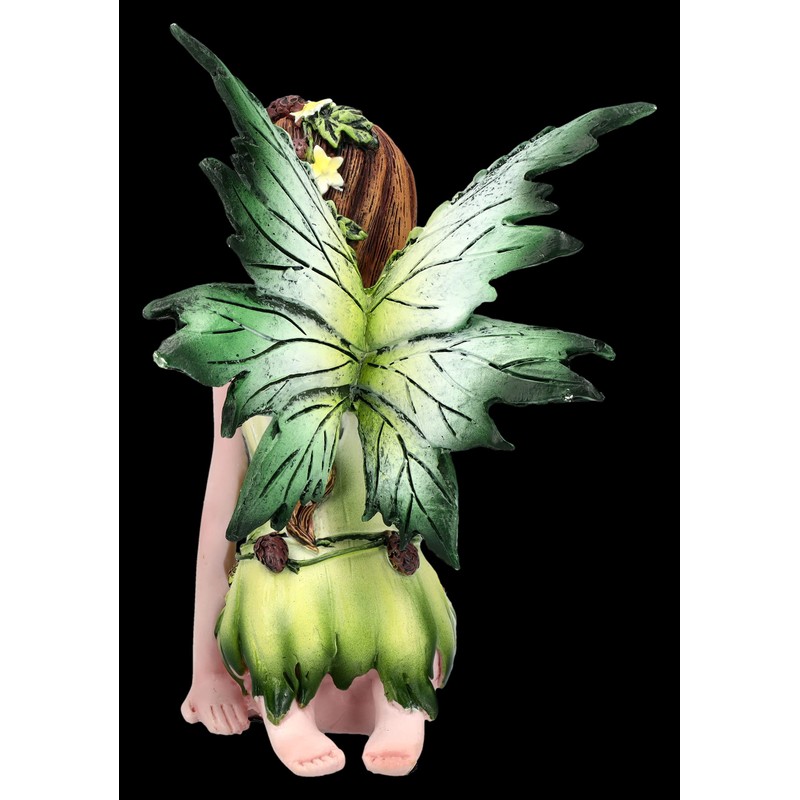 Fantasy Elves Figurine in Green Dress 11 cm Fairy