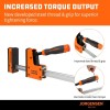 JORGENSEN 2-Pack 12" Parallel Bar Clamp Heavy-Duty Cabinet Master Clamp