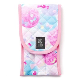 COLORFUL CANDY STYLE Cutlery Case, Girls, Cloth, Kids, Portable, Fashionable, Cute, Fluffy, Cute Candy Pop, N4633700