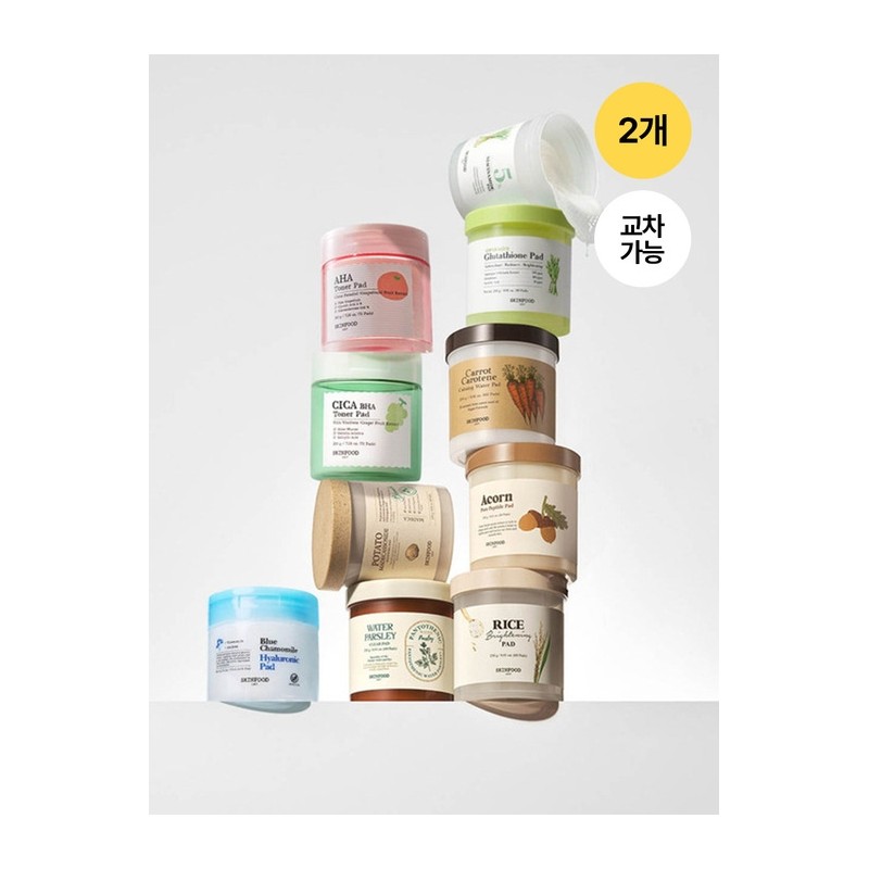 [Best seller] 60 toner pads, 2 interchangeable / [베스트셀러] 토너