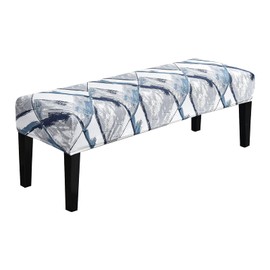 Eco-Ancheng Dining Bench Cover Removable Bench Stool Slipcover Stretch Bench Seat Furniture Protector Dining Chair Slipcovers for Living Room and Kitchen