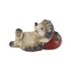 DARO DEKO Ceramic Figurine Hedgehog with Apple A - 1
