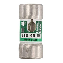 Littelfuse JTD-40-ID Time-Delay Fuse, Dual-Element, Indicator, 600V, 40A