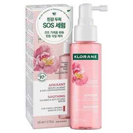 Klorane Peony Scalp Soothing SOS Serum, 100ml, 1 piece / 클로란 피오니 두피 진정 SOS 세럼, 100ml, 1개