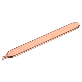 PATIKIL Flat Copper Pipe Heat Sink 100mm x 11mm x 3mm with Internal Thermal Fluid