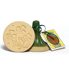 Brown Bag Shamrocks Cookie Stamp - British Isle Series