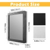 Axrivonte 1 Pack T Shirt Display Frame,13" x 13" Black