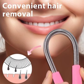 ZOPJUMA Epilator, 3 Pieces Metal Facial Hair Remover, Face Hair Removal Epilator, Epilator Sticks, Portable Epilator, Beauty Tool, for Removing Chin, Cheeks, Fluff