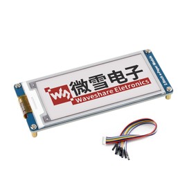 Three Color 2.9inch E-Ink Display Module (B), 296x128 Resolution 3.3V/5V E-Paper Epaper Display Screen Red Black White Tri-Color Compatible with Raspberry Pi/Arduino/STM32,SPI Interface, Full Refresh