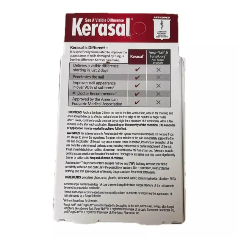 Kerasal Fungal Nail Renewal Starts Improving Nail Appearance in Just