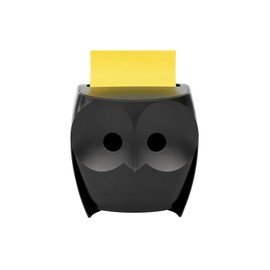 Post-it - Dispensador de notas de búho, incluye 1 bloc de notas emergentes de 3 x 3 pulgadas, 45 hojas, OWL-330-BK