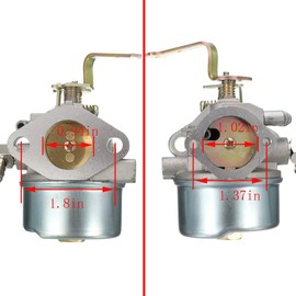 Fremnily Compatible with New 640152 Carburetor + 33268 Air Filter+ Spark Plug for Tecumseh 640152A 640023 640051 640140 640152 HM80 HM90 HM100 8-10 HP Engine Snow Blower Mower 5000w Generator