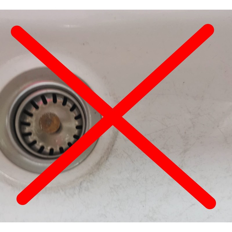 Sanixa PA70507 Design Sink Insert Black Plastic Square 40 x