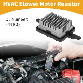 Hihaha HVAC Blower Motor Resistor Heater Blower Resistor No.6441CQ for Peugeot 3008 2016-2023 Plastic Metal 1 Pcs