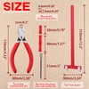 SPEEDWOX Archery Nocking Points Pliers T Shape Turning Bow Square