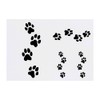Azeeda 4 x 'Dog Pawprints' Temporary Tattoos - Water Resistant,