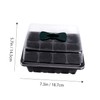 Kisangel Garden Box 12 Holes Sprouting Kit Black Planting Case