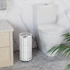 Bunoxea Toilet Paper Holder Stand, Freestanding Toilet Tissue Organizer, Minimalistic