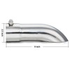 LCGP 2.5 Inch Inlet Turn Down Exhaust Tip, 2 1/2