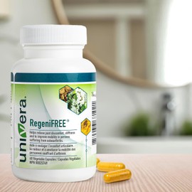 Univera RegeniFREE, All-Natural Joint Supplement, Aloe Vera & Turmeric, No Glucosamine, Vegeterian, 60 Capsules, 30-Day Supply