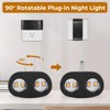 SETEN 4-Pack LED Night Lights Plug into Wall, 2700K Soft