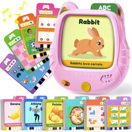lalalark Talking Flash Cards for Kids 3 4 5 Year Old, Toddler Learning Toys with 136 Sight Words & 64 Games, Montessori Educational Toy for Kids, Preschool Learning Activities, Boys Girls Gifts