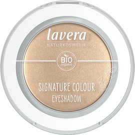 lavera Signature Colour Eyeshadow -Dazzling Gold 08 - intensive Farbabgabe - extra langer Halt - mühelos verblendbar - vegan - Naturkosmetik - 2g