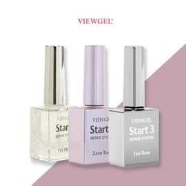 Buzel Viewgel Repair Gel Nail 3-Piece Set PH Prep + Stick Base + Tan Base / 뷰젤 리페어 젤네일 3종 세트 PH프렙+쫀베이스+탄베이스